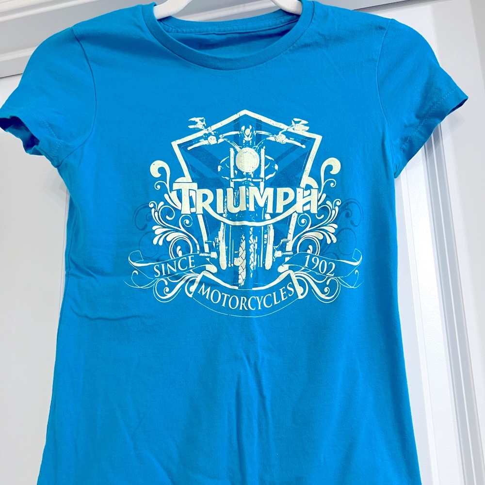 Triumph motorcycle x small shirt